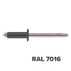 Изображение ЗАКЛЕПКА  НЕРЖАВ. 3,2Х 10 RAL 7016 (окраш.)
