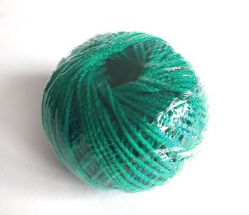 Фото Шнур текстильный полипропилен 1,5мм, зеленый (50м) 1