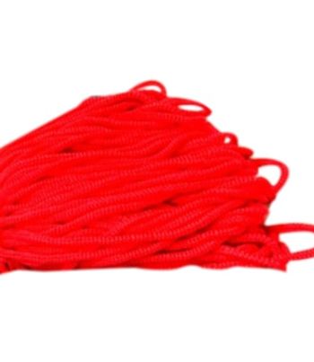 Фото Шнур текстильный полипропилен 2,0мм, красный (50м) 1