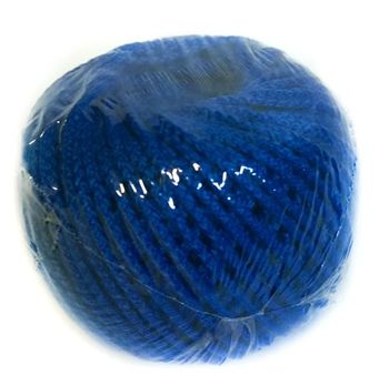Фото Шнур текстильный полипропилен 2,0мм, синий (50м) 1